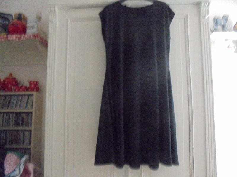zwarte jurk Boris Industries maat 5, Kleding | Dames, Boris Industries, Zwart, Maat 46/48 (XL) of groter, Ophalen of Verzenden