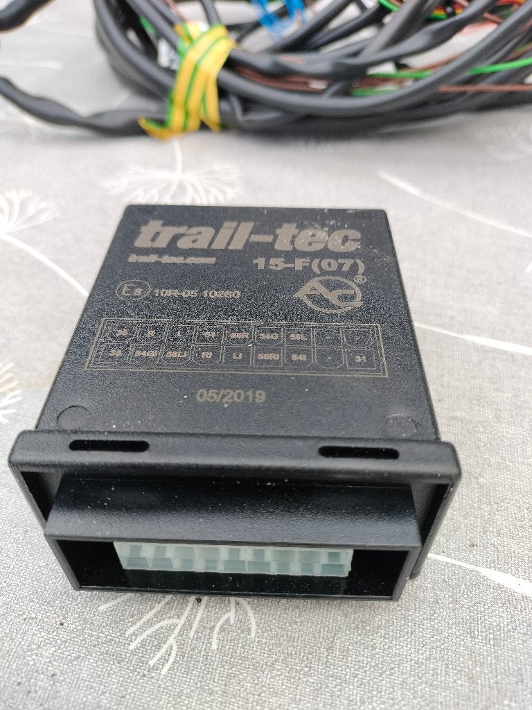 Trail-Tec trekhaak kabelset met module en stekkerdoos, Ophalen of Verzenden, Gebruikt