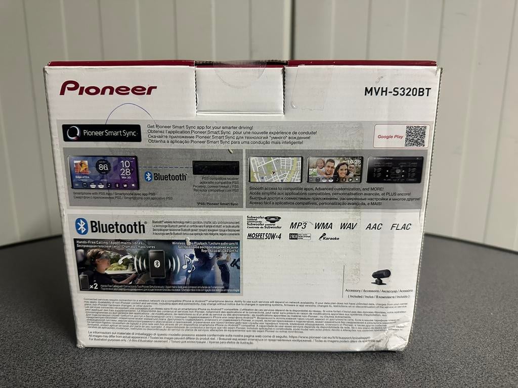 Pioneer MVH-S320BT - Autoradio met Bluetooth - USB - 1 Din, Ophalen of Verzenden, Zo goed als nieuw