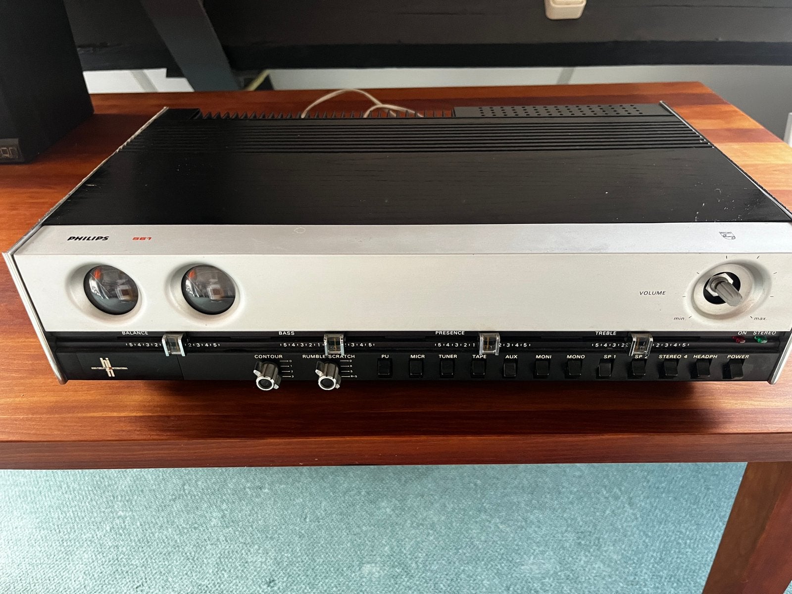 Philips versterker 561, Audio, Tv en Foto, Ophalen, Gebruikt, Audio