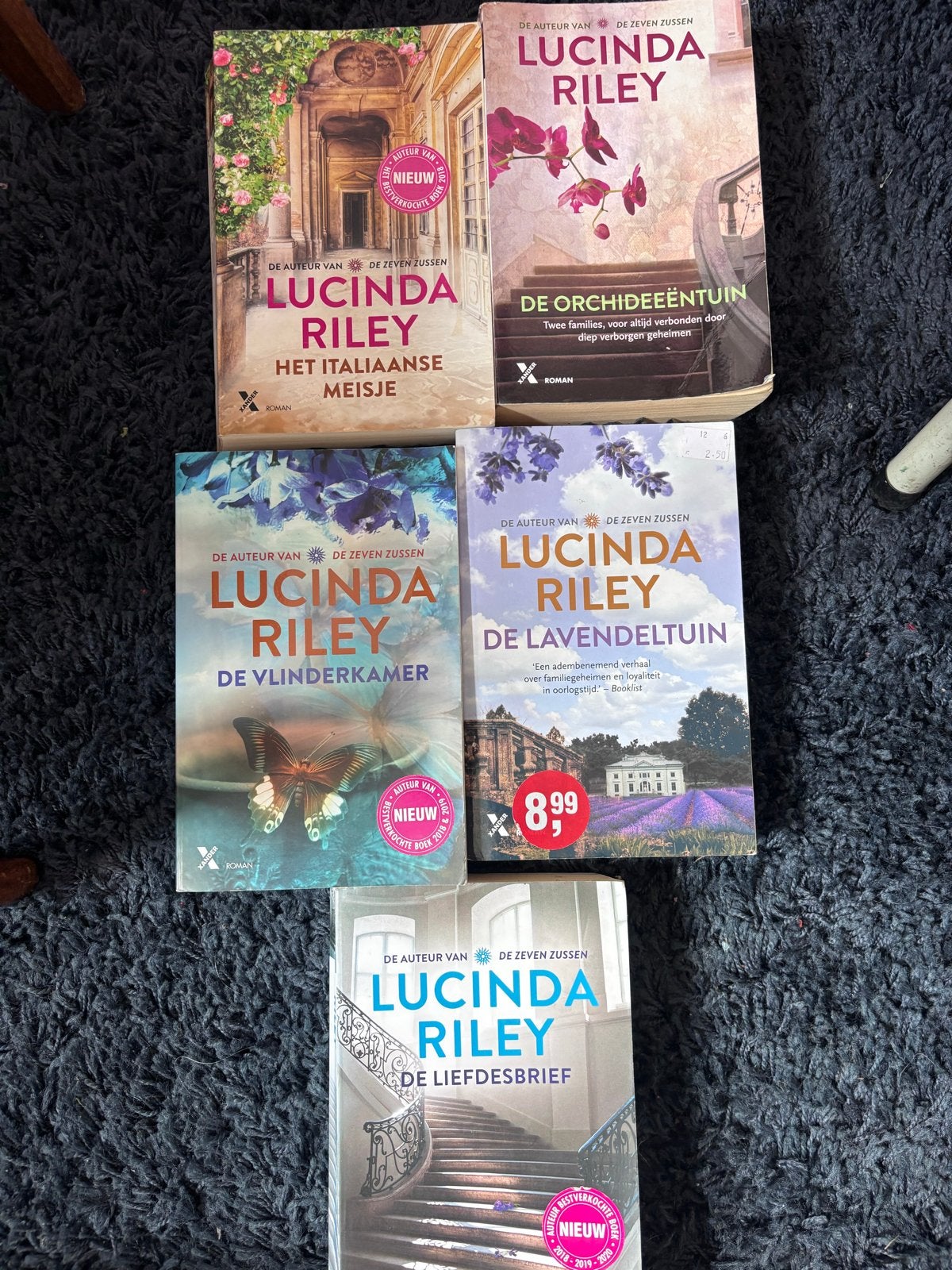 Lucinda Riley boeken - 5 romans, deels vergeeld, Boeken, Romans, Gelezen, Nederland, Ophalen