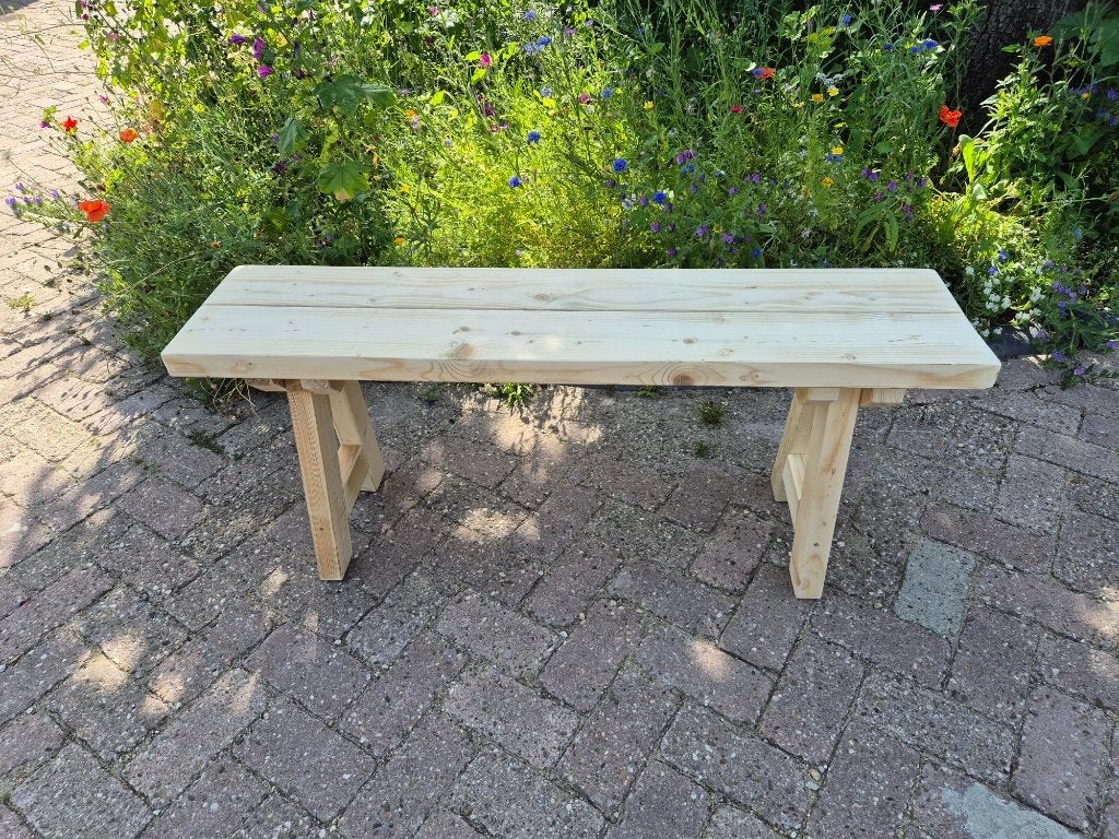 Bankje 120 x 30 x 50 ., Ophalen, Minder dan 75 cm, Minder dan 150 cm, Hout