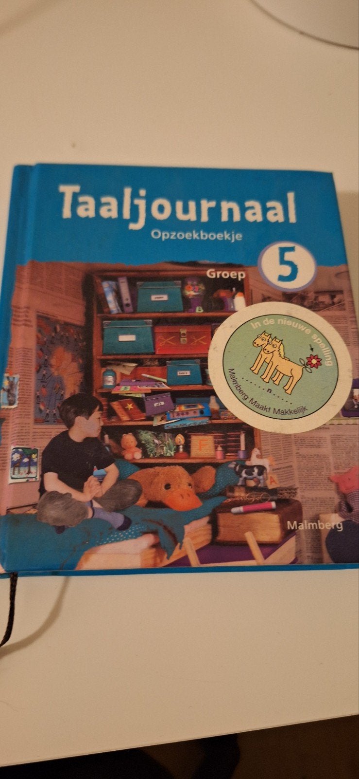 Taaljournaal Opzoekboekje Groep 5 - Malmberg, Ophalen of Verzenden, Zo goed als nieuw, Overige niveaus, Nederlands