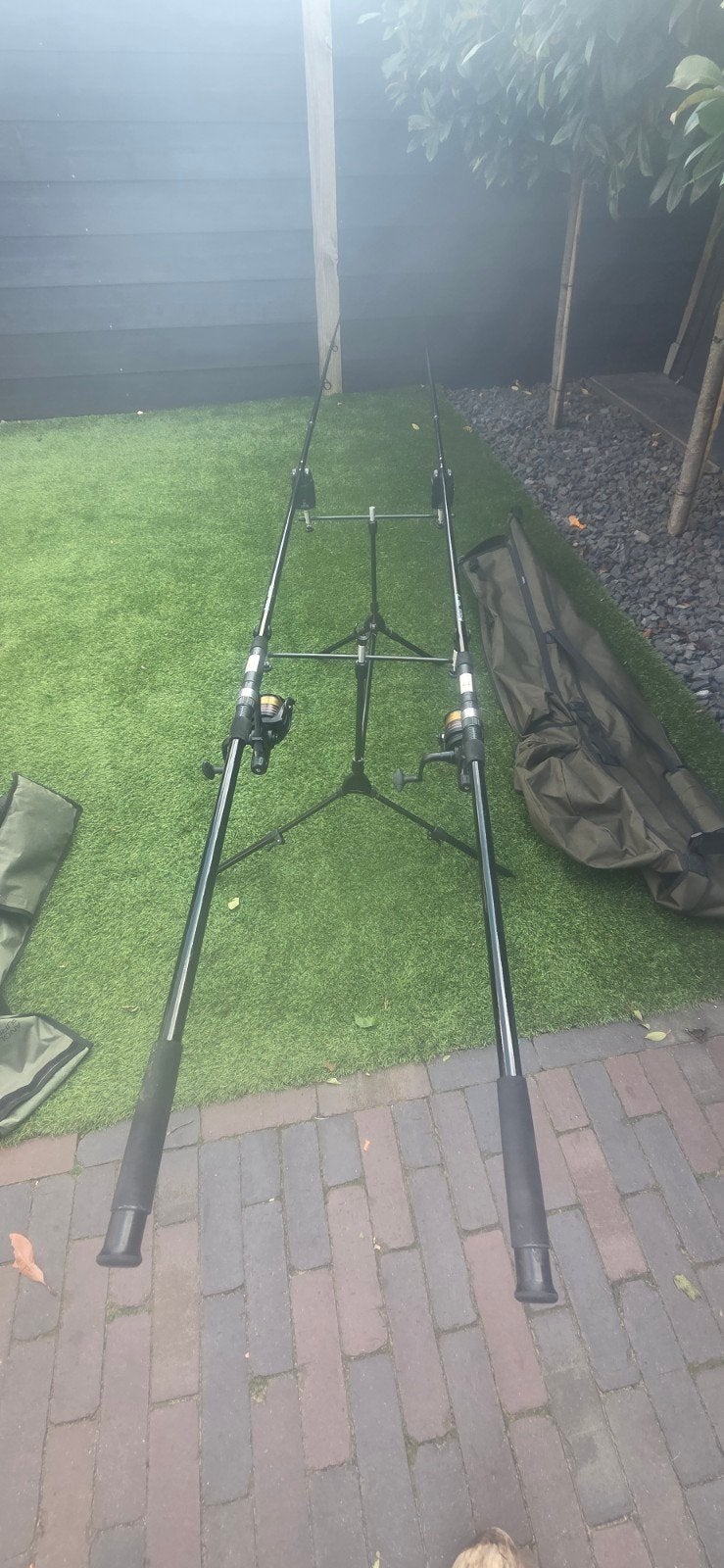 carp max vis hengels 3.6meter, Ophalen, Zo goed als nieuw, Werphengel