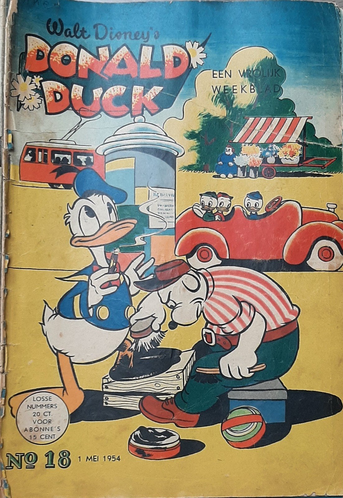 Donald Duck Weekblad - Diverse Oude Uitgaven, Meerdere stripboeken, Ophalen of Verzenden, Gelezen, Walt Disney