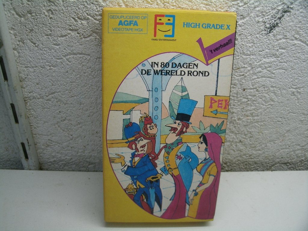vhs 78a in 80 dagen de wereld rond, Alle leeftijden, Ophalen of Verzenden, Gebruikt