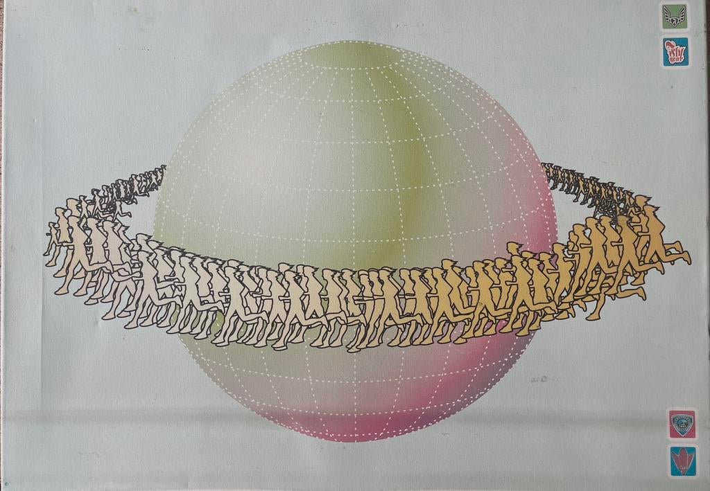 Zeefdruk Ottograph, Antiek en Kunst, Kunst | Litho's en Zeefdrukken, Ophalen of Verzenden