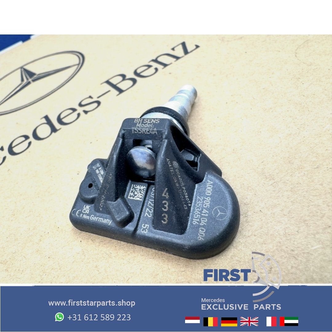 A0009054104 TPMS RDKS BANDENSPANNINGSSENSOR Mercedes G63 A45, Gebruikt, -, Ophalen of Verzenden, -