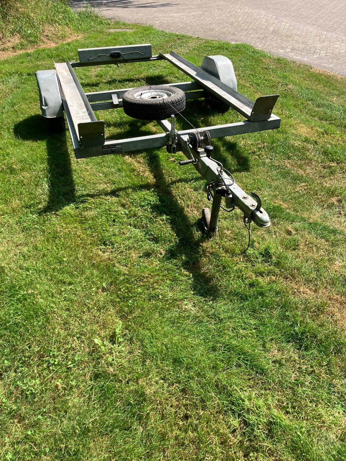 Koetsen trailer, Ophalen of Verzenden, Gebruikt, Rechthoekig, Hout