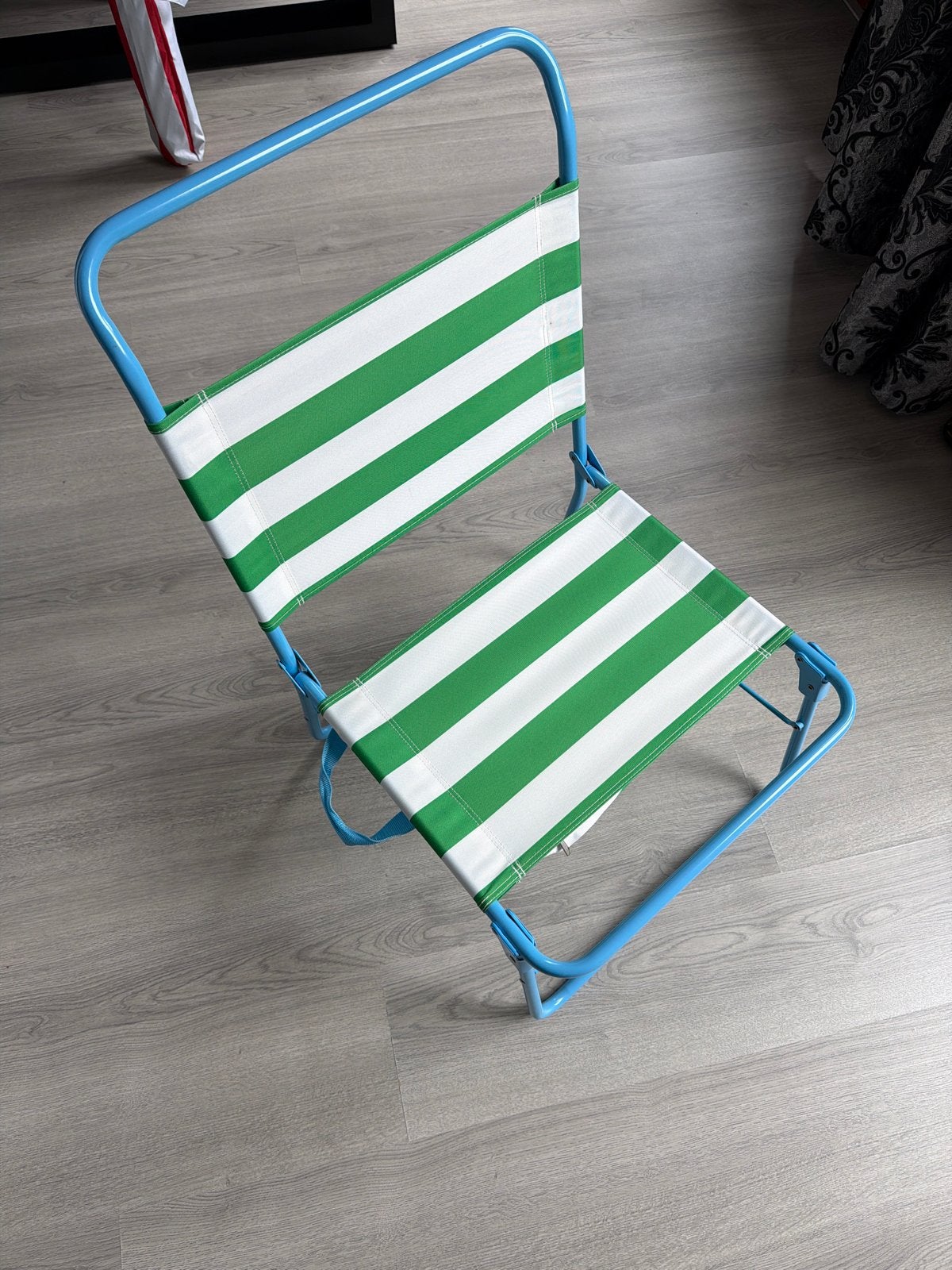Opvouwbare strandstoel - ikea strandon 2 stuks, Tuin en Terras, Tuinstoelen, Ophalen, Gebruikt, Metaal, Inklapbaar