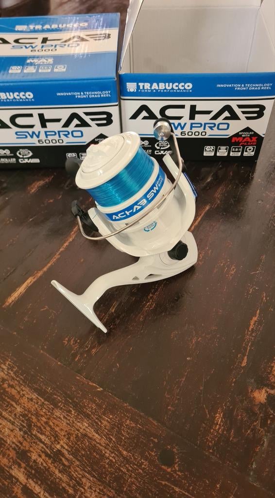 Nieuwe Trabucco zeemolens! SW PRO 6000., Watersport en Boten, Hengelsport | Zeevissen, Molen, Nieuw, Zeemolen, Ophalen of Verzenden