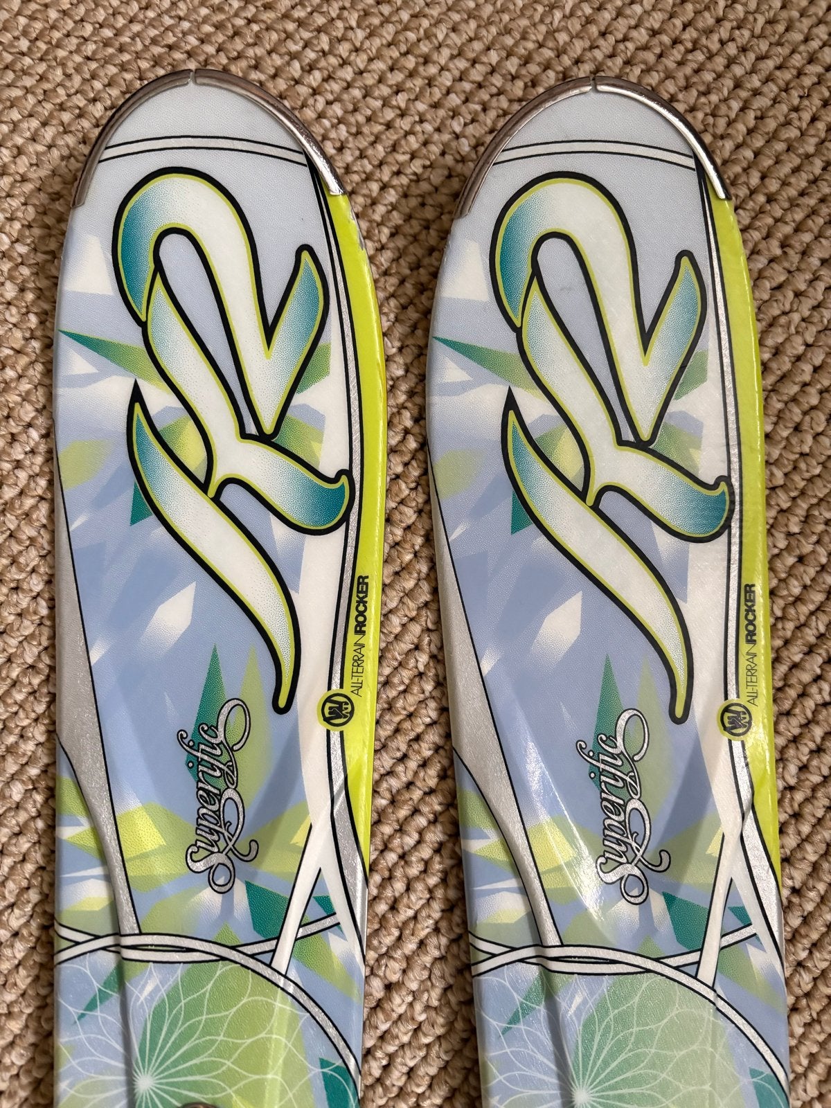 K2 Superific All Terrain Rocker Ski's 146 cm, 140 tot 160 cm, Gebruikt, Skiën, Ski's