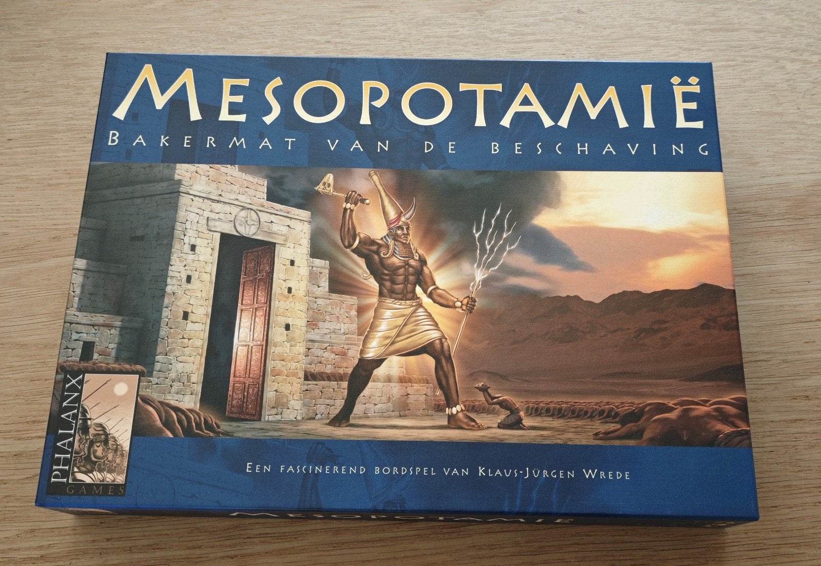 Mesopotamië bordspel, Een of twee spelers, Ophalen of Verzenden, Zo goed als nieuw, Phalanx Games