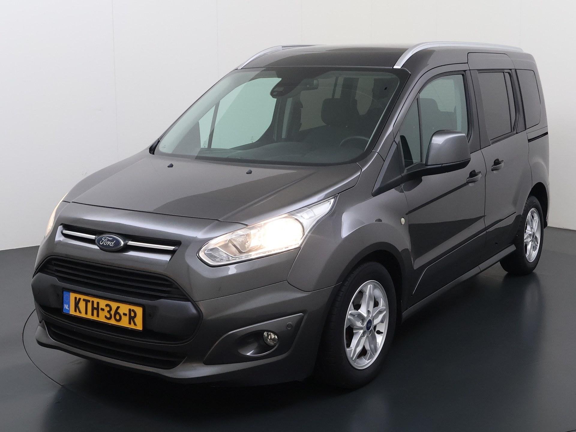 Ford Tourneo Connect 1.0 EcoBoost Titanium, Auto's, Voorwielaandrijving, Gebruikt, Euro 6, Verwarmde buitenspiegels