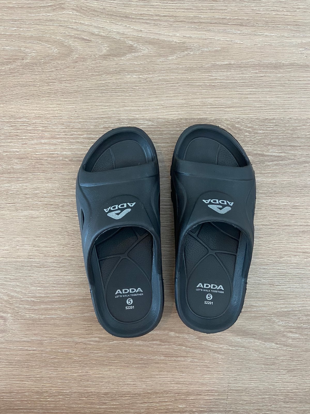 Adda badslippers maat 5 ( maat 37), Ophalen, Overige maten, Zwart