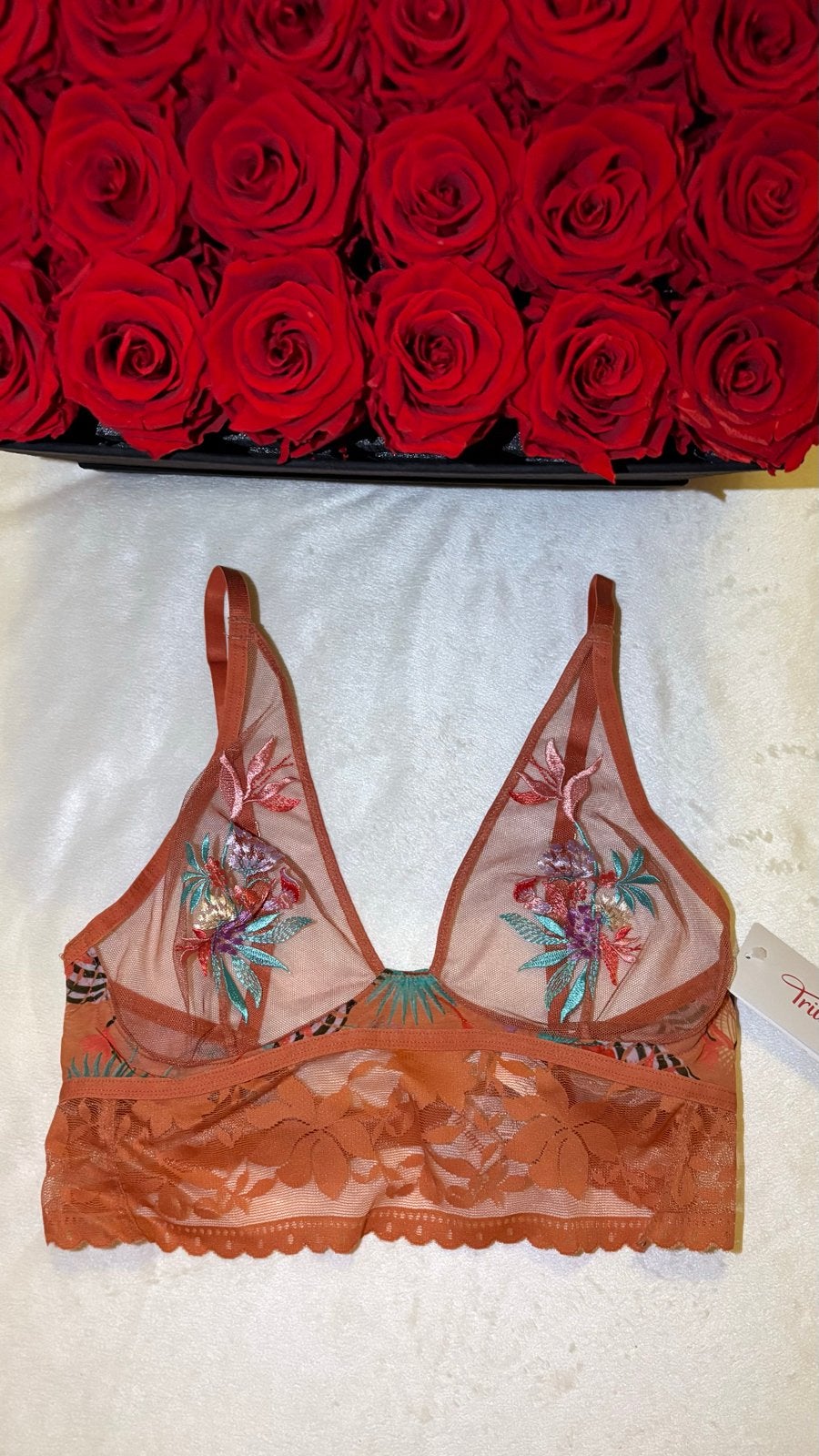 Triumph Shadow Spotlight Bustier Bralette S, Kleding | Dames, Ondergoed en Lingerie, Verzenden, Oranje, BH