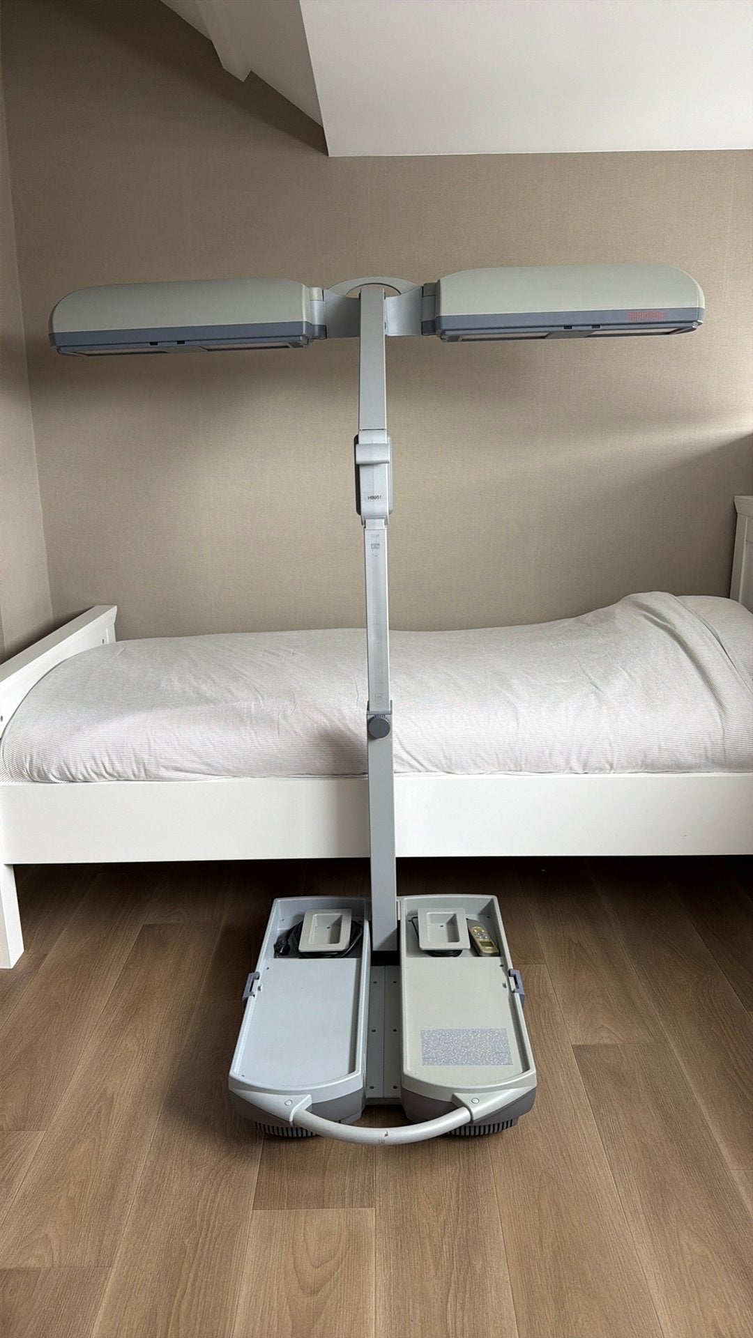 Philips Sunmobile HB951 Uitklapbare Zonnebank - werkt goed!, Ophalen, Gebruikt, Gezichtsbruiner, Minder dan 10 lampen
