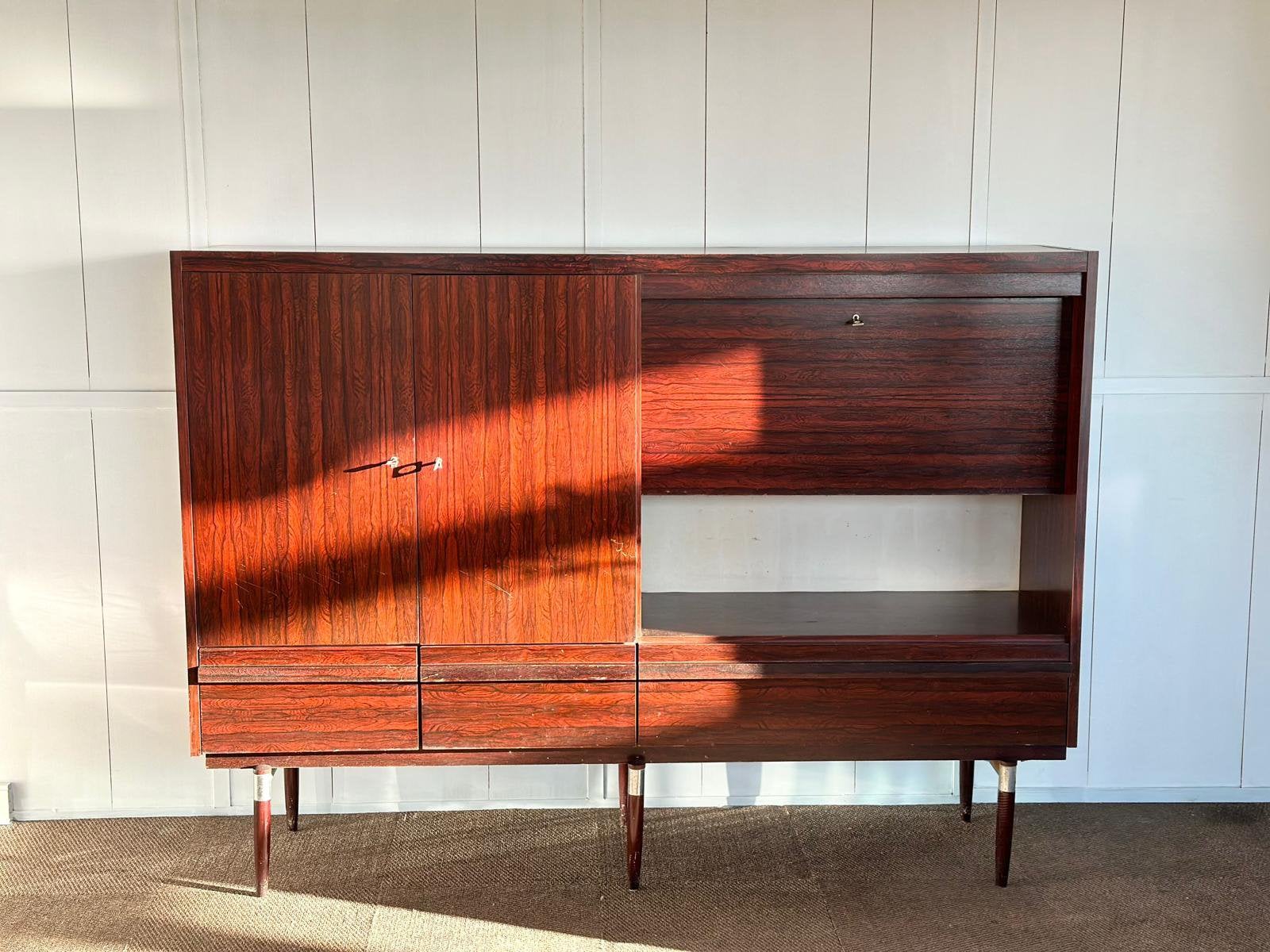 Scandinavische highboard, 1980’s, Ophalen