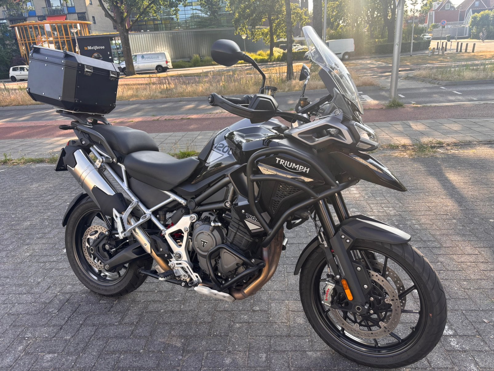 Triumph Tiger 1200 GT PRO - Sapphrie Black, Handvatverwarming, Gebruikt, 3 cilinders, Particulier