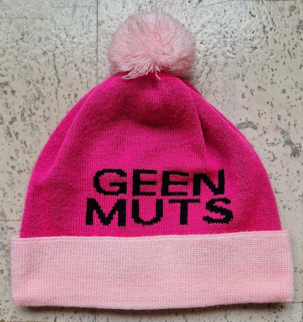 Nieuwe Roze Muts met tekst "GEEN MUTS", Kleding | Dames, Ophalen of Verzenden, Nieuw, Muts