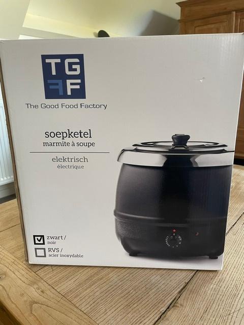 soepketel 8 l., Ophalen, Overige typen, Nieuw, Zwart