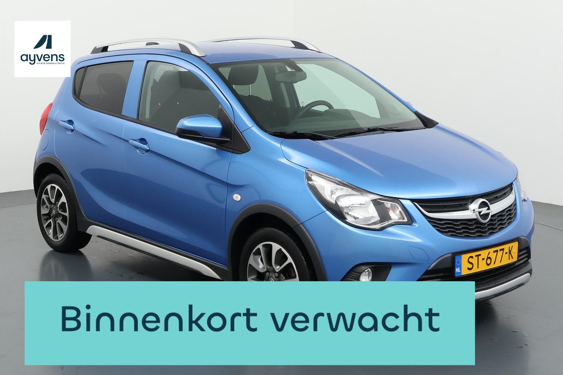 Opel KARL 1.0 Rocks Online Edition Speelse stadsauto met een, Voorwielaandrijving, 839 kg, Stof, Gebruikt