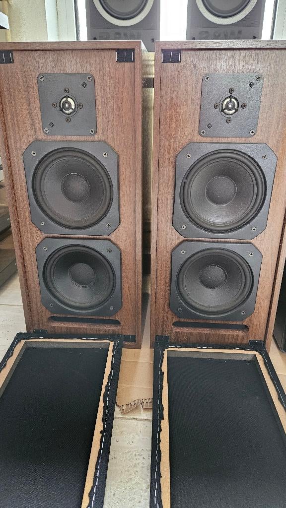 audiolab candor II luidsprekers + div audio, Audio, Tv en Foto, Gebruikt, 120 watt of meer, Front, Rear of Stereo speakers, Ophalen