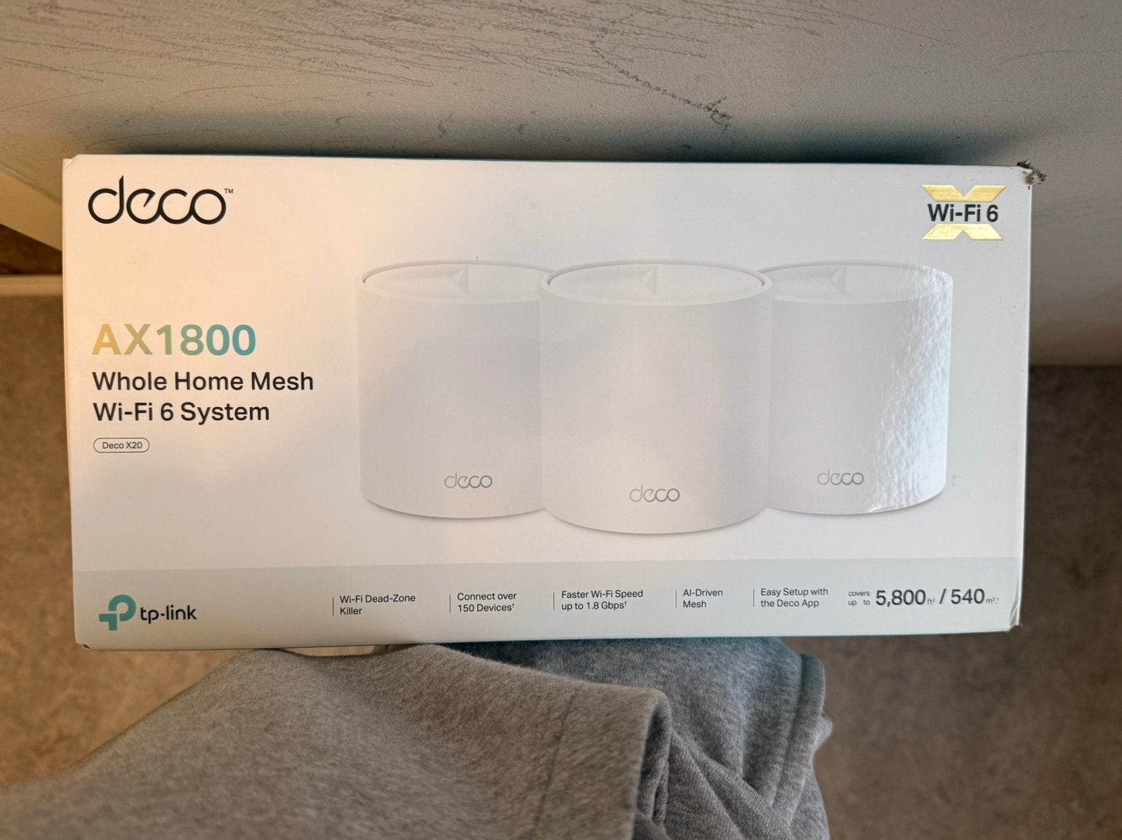 Nieuw in doos TP-Link Deco X20 AX1800 Whole HomeMesh Wi-Fi 6