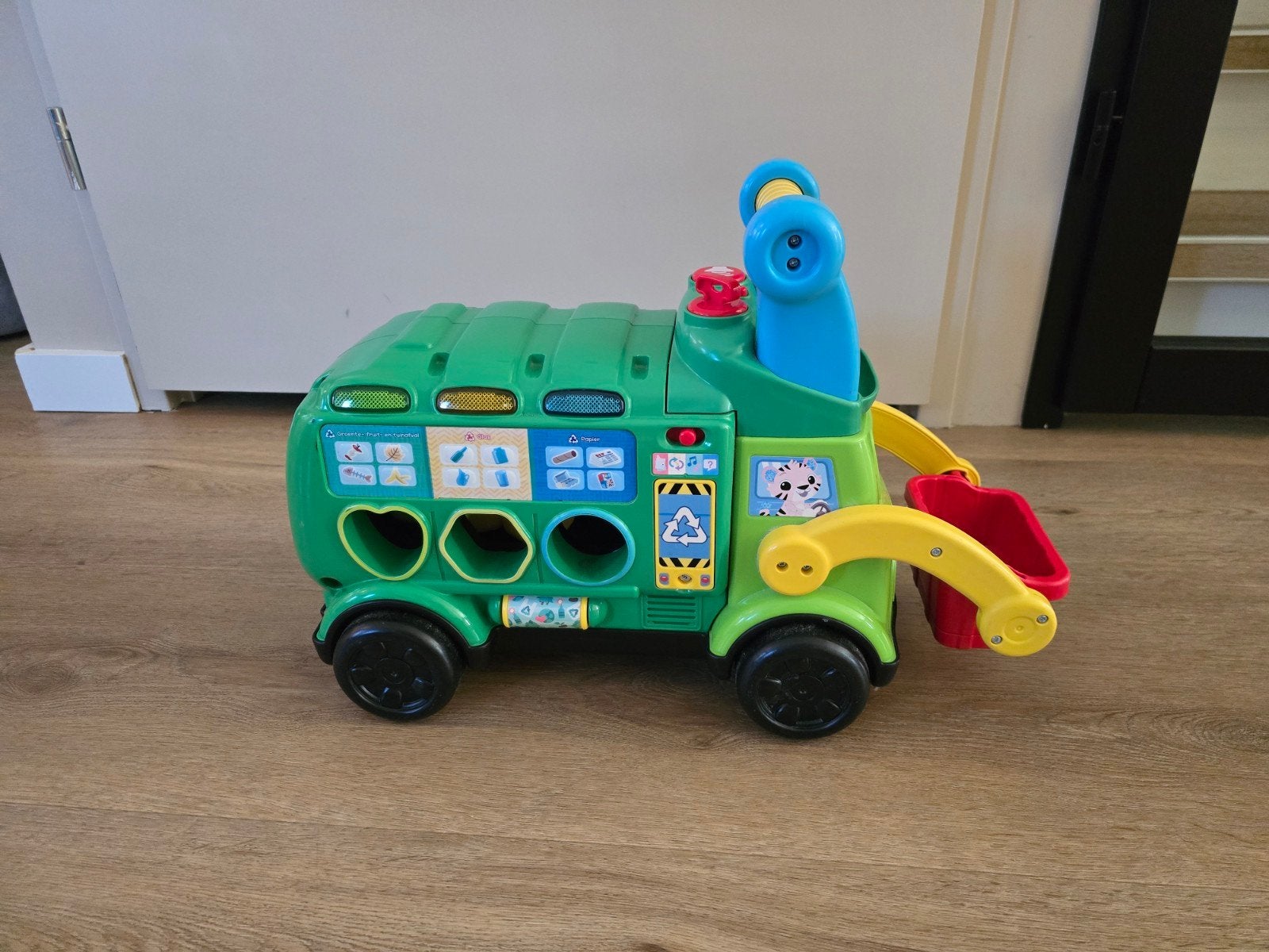 VTech Vuilniswagen/ recycle en leer truck, Ophalen of Verzenden, Gebruikt