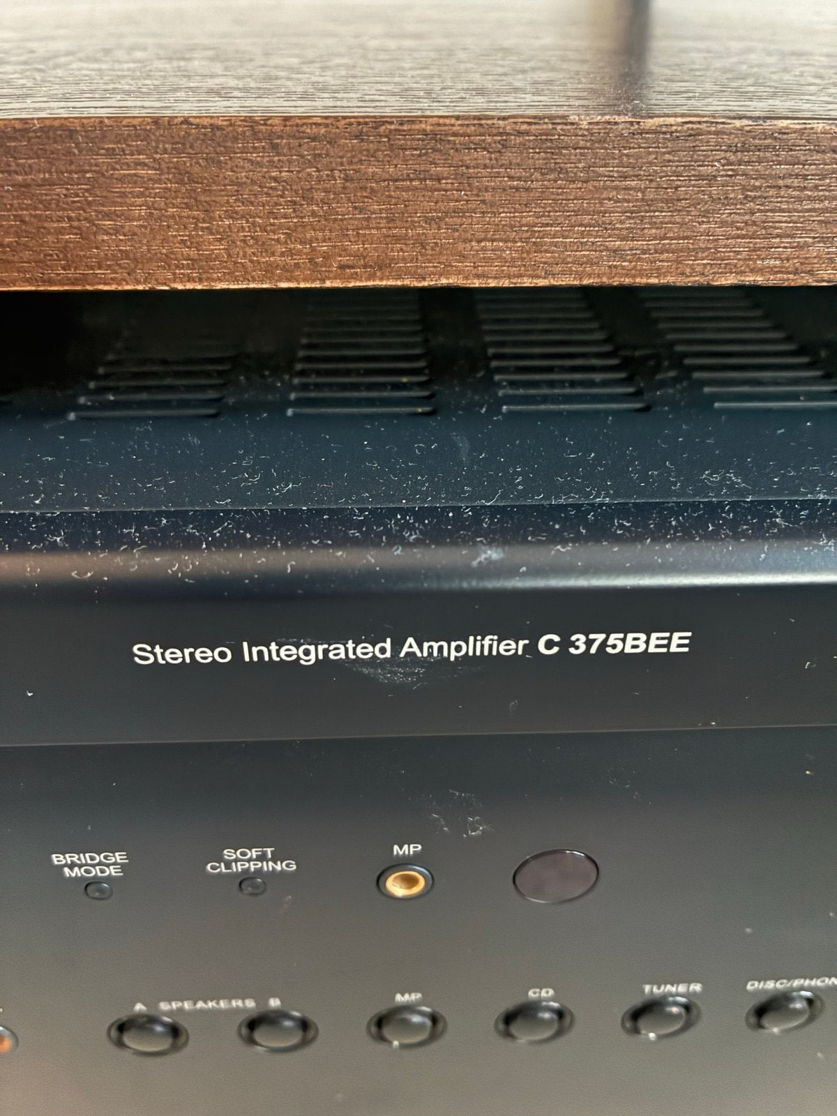 NAD C375BEE Stereo Geïntegreerde Versterker + DAC module, Zo goed als nieuw, 120 watt of meer, Stereo, Ophalen