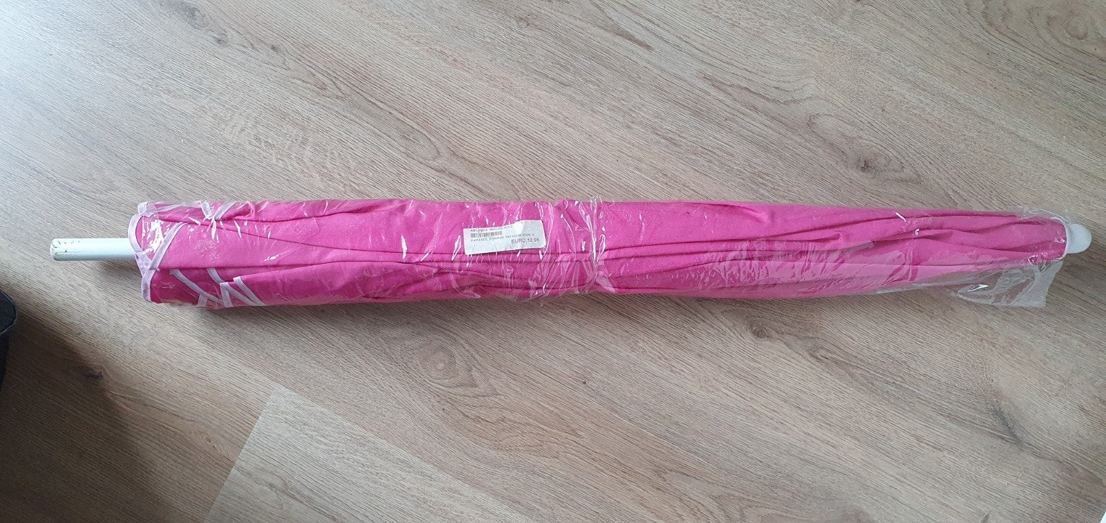 Roze parasol - nauwelijks gebruikt (onderste deel ontbreekt, Tuin en Terras, Parasols, Ophalen, Zo goed als nieuw, 1 tot 2 meter