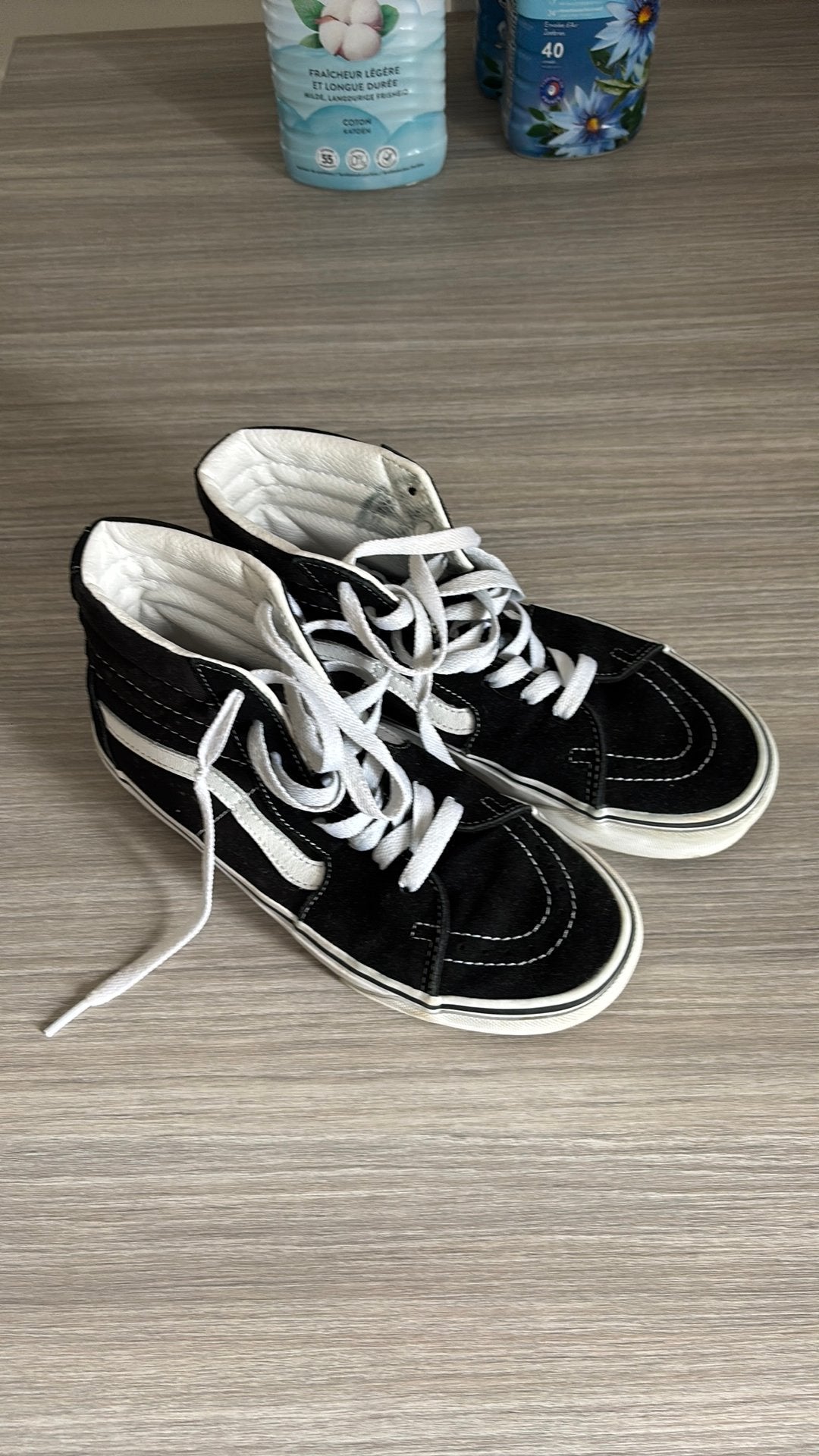 Vans zwart, Ophalen of Verzenden, Zo goed als nieuw, Zwart, Sneakers of Gympen