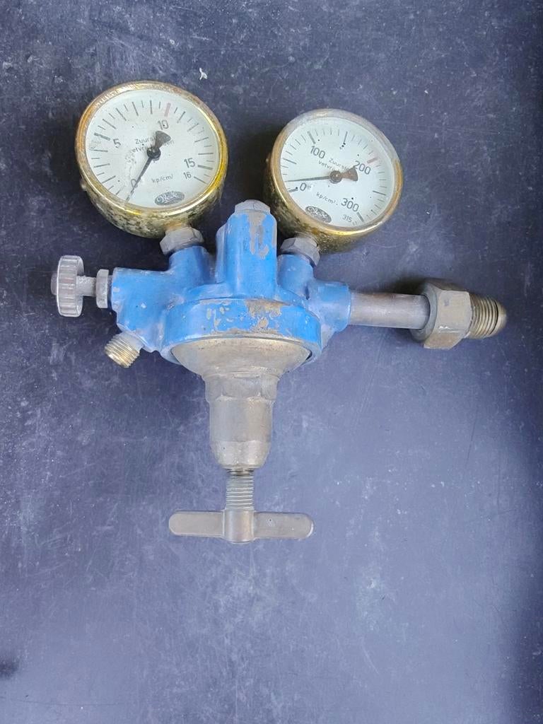 zuurstofmeter met twee manometers, Doe-het-zelf en Verbouw, Meetapparatuur, Ophalen of Verzenden