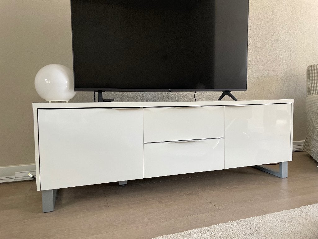 Tv meubel, Ophalen, 150 tot 200 cm, Zo goed als nieuw, Minder dan 100 cm