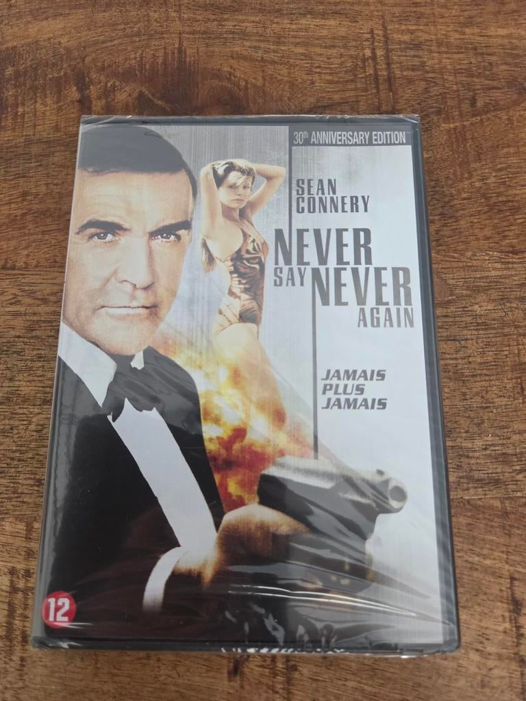 Never say never again dvd (nieuw in seal), Ophalen of Verzenden, Actie en Avontuur, Nieuw in verpakking, Alle leeftijden