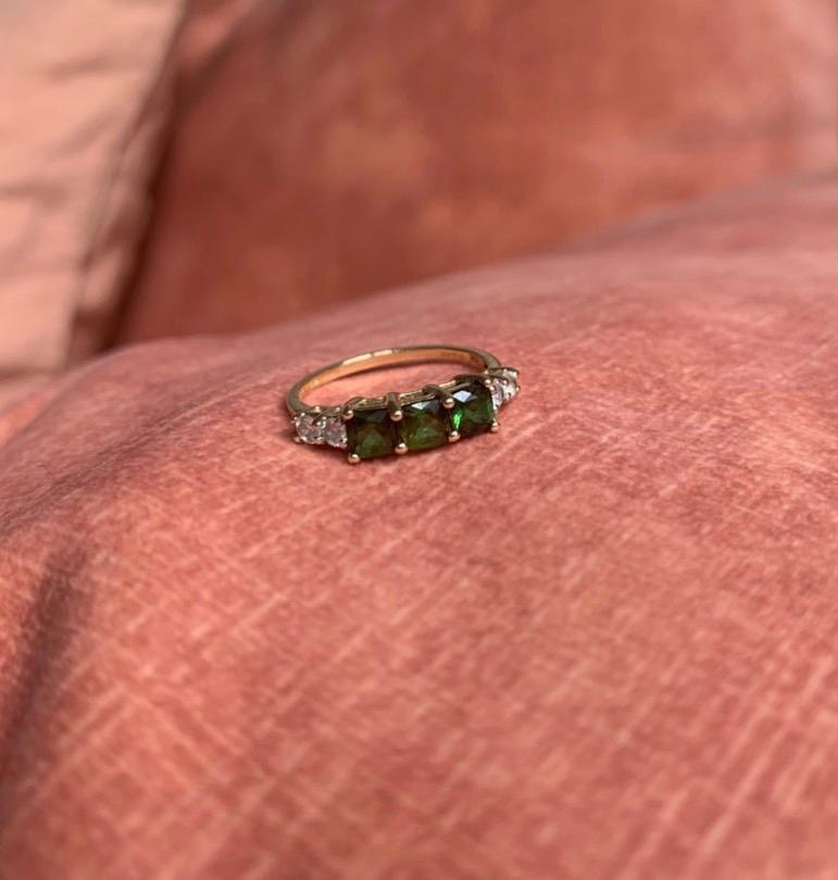 Vintage gouden ring, Sieraden, Tassen en Uiterlijk, Ringen, Zo goed als nieuw, Dame, 17 tot 18, Goud, Ophalen of Verzenden