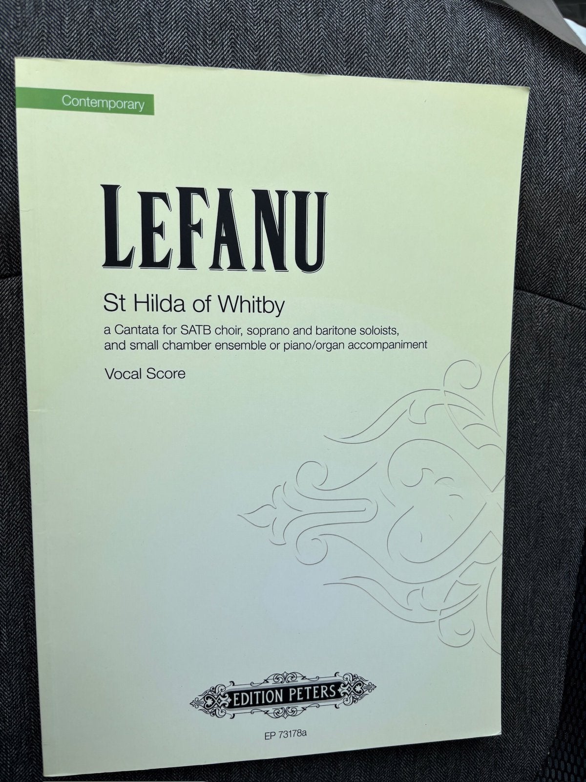 Lefanu, St. Hilda of Whitby, bladmuziek voor koor, Klassiek, Ophalen of Verzenden, Zo goed als nieuw, Koor