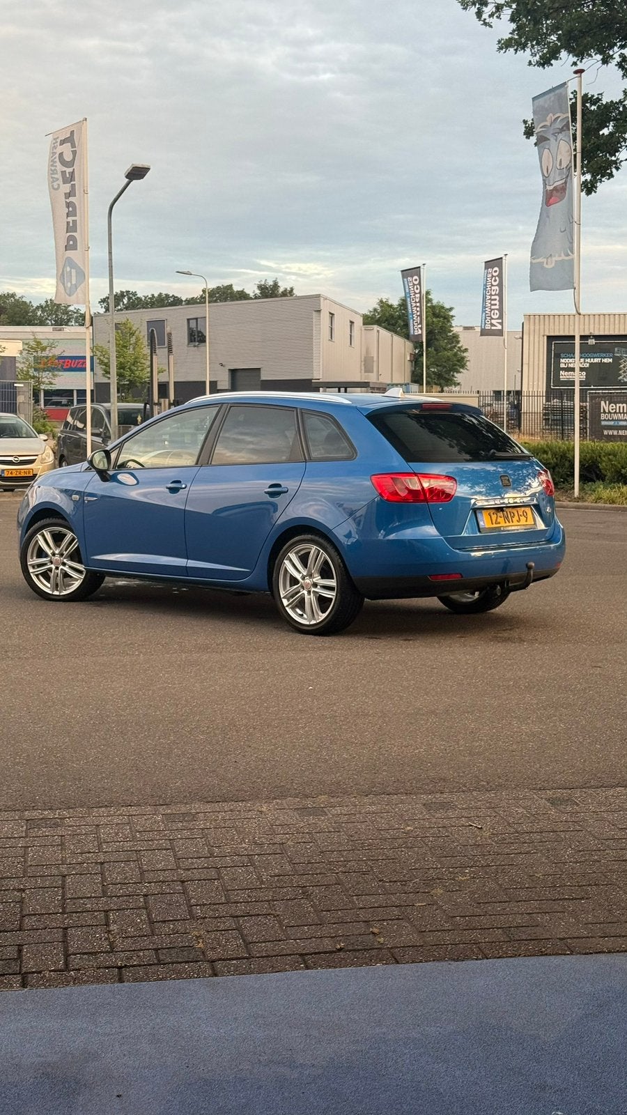 Seat Ibiza 1.2TDI 55KW Ecomotive ST 2010 Blauw, Auto's, Voorwielaandrijving, Euro 5, 1250 kg, Zwart