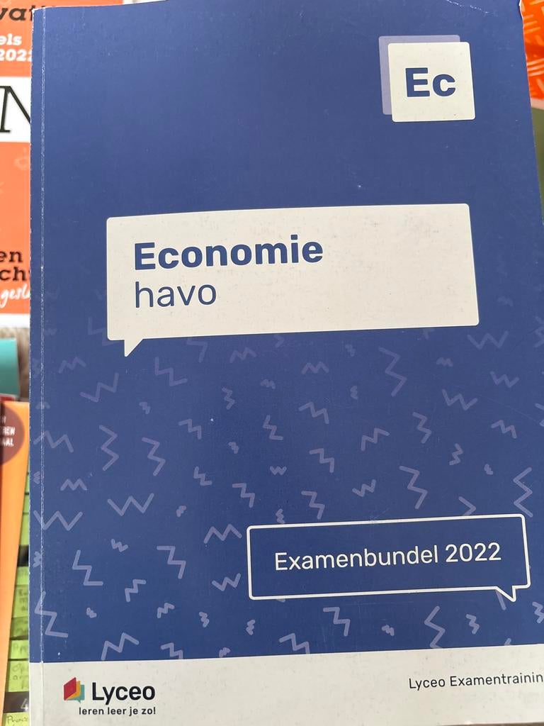 Examenbundel Economie havo 2022 - Lyceo, Ophalen of Verzenden, Gamma, Gelezen, HBO