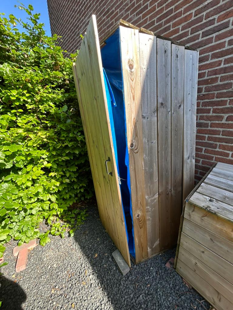 Opbergbak hoog (tuin), Ophalen, Gebruikt, Hout, Overige typen