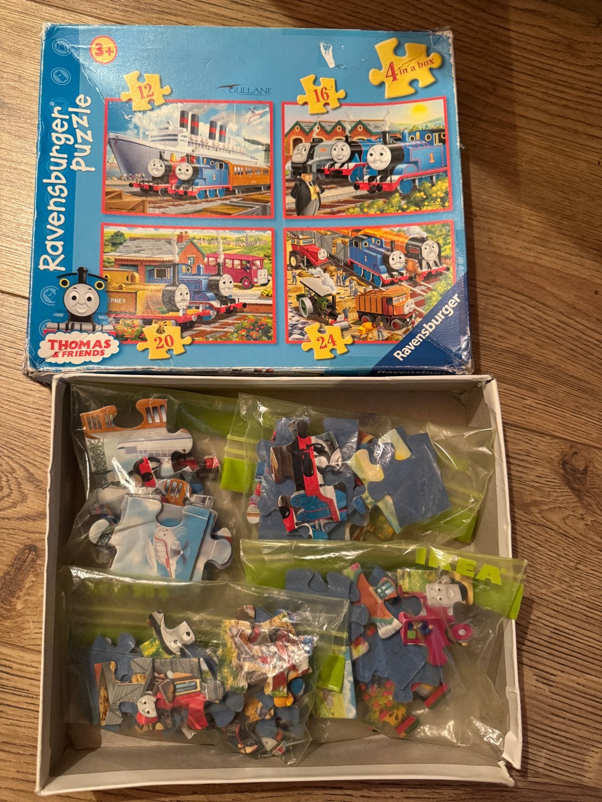 Ravensburger Thomas de Trein Puzzel 4-in-1 (12-24 stukjes), Ophalen of Verzenden, 10 tot 50 stukjes, Gebruikt, 2 tot 4 jaar