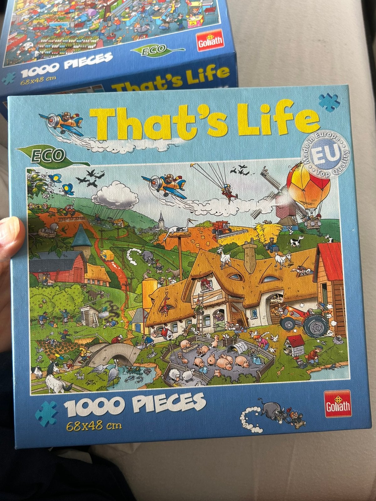 Puzzel 1000 stukjes, Ophalen, 500 t/m 1500 stukjes, Zo goed als nieuw