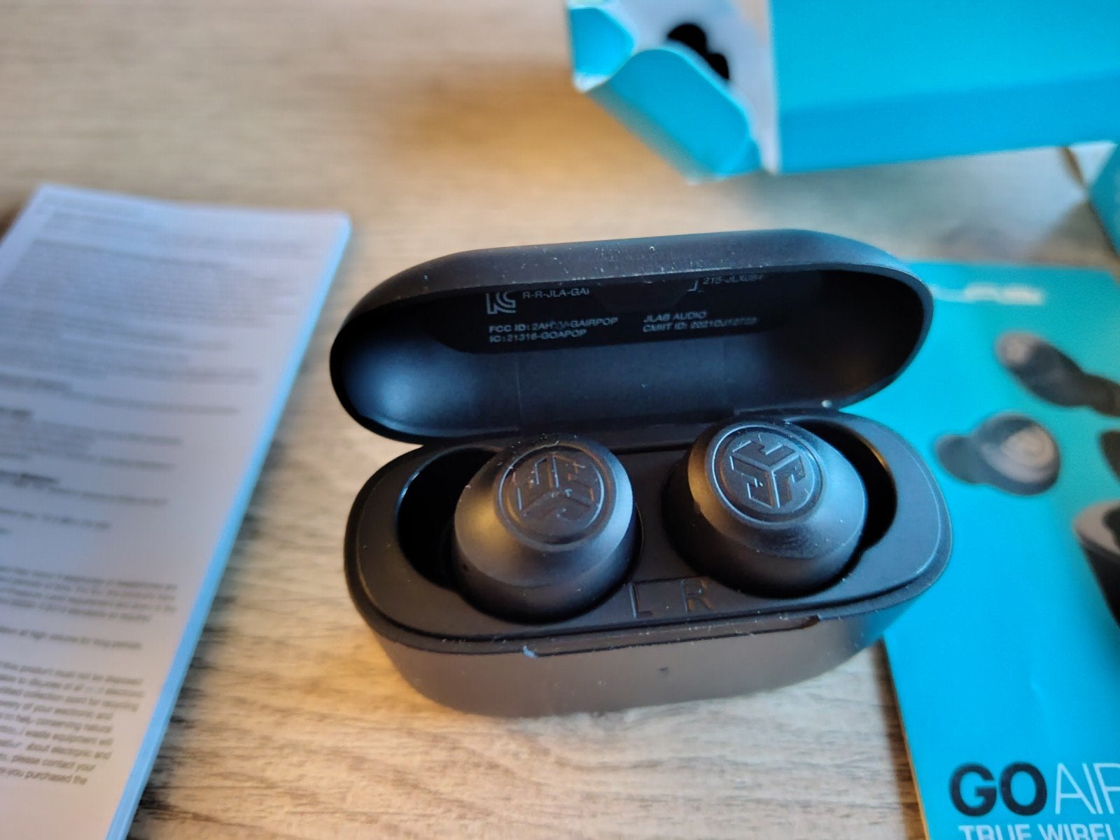 JLab Go Air Pop True Wireless In-ear oortjes Zwart