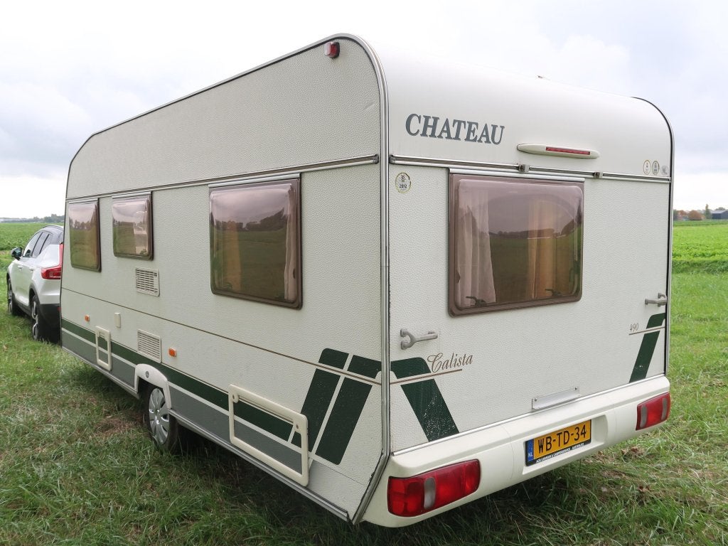 Chateau Calista CT 490 / voortent + uitbouw, Caravans en Kamperen, Fietsenrek, Chateau, Rondzit, Bedrijf