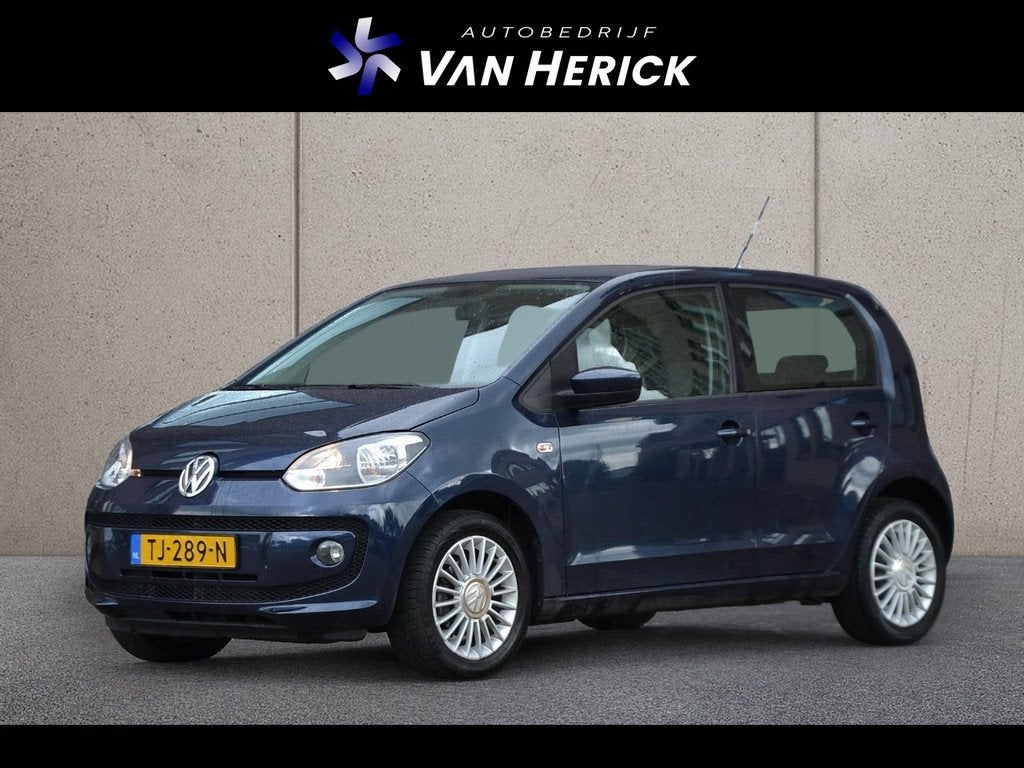 Volkswagen Up! 1.0 high up! 5 deurs Automaat | Cruise | Sens, Euro 5, Stof, Gebruikt, Bedrijf
