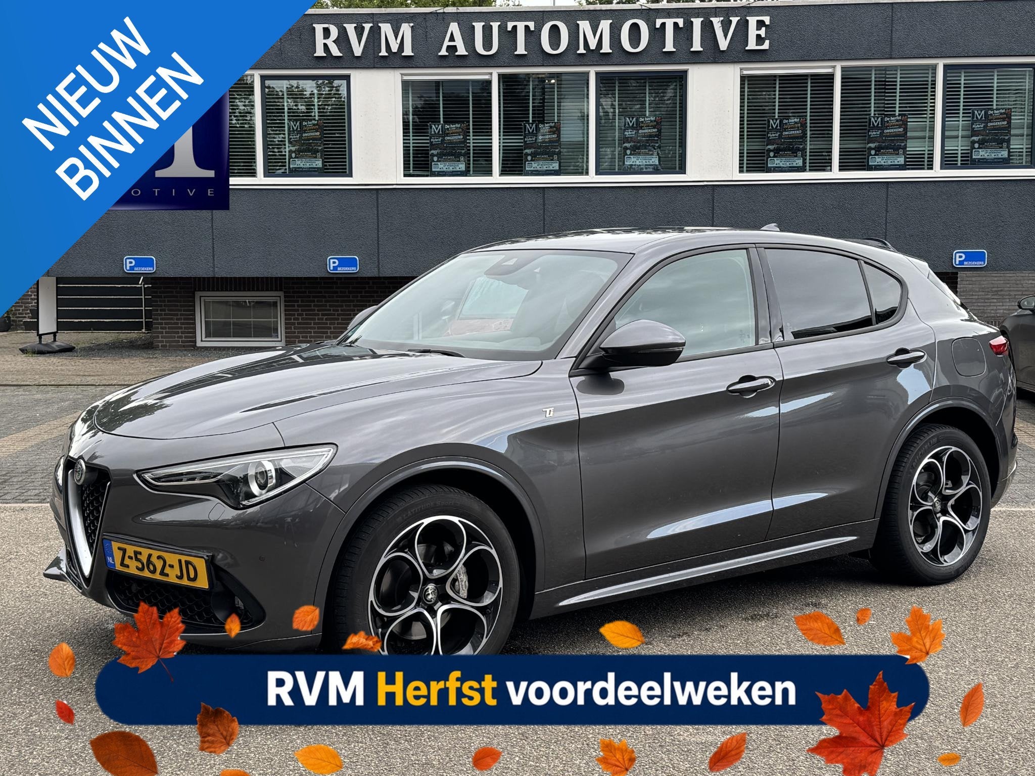 Alfa Romeo Stelvio 2.2 JTD AWD Veloce Automaat | VAN: € 34, Gebruikt, 1655 kg, Leder, Bedrijf