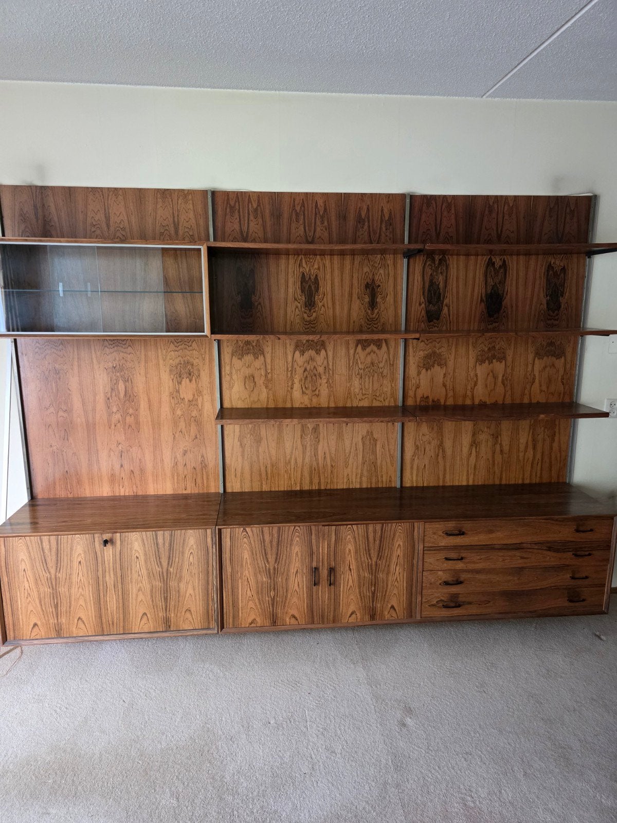 Vintage Wandsysteem modulair wandkast  Jaren '60-'70 - Palis, Ophalen