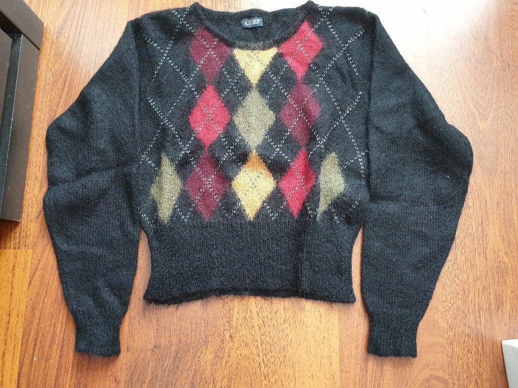 Armani 100% wollen trui - maat S, Kleding | Dames, Truien en Vesten, Armani, Meerkleurig, Ophalen of Verzenden, Zo goed als nieuw