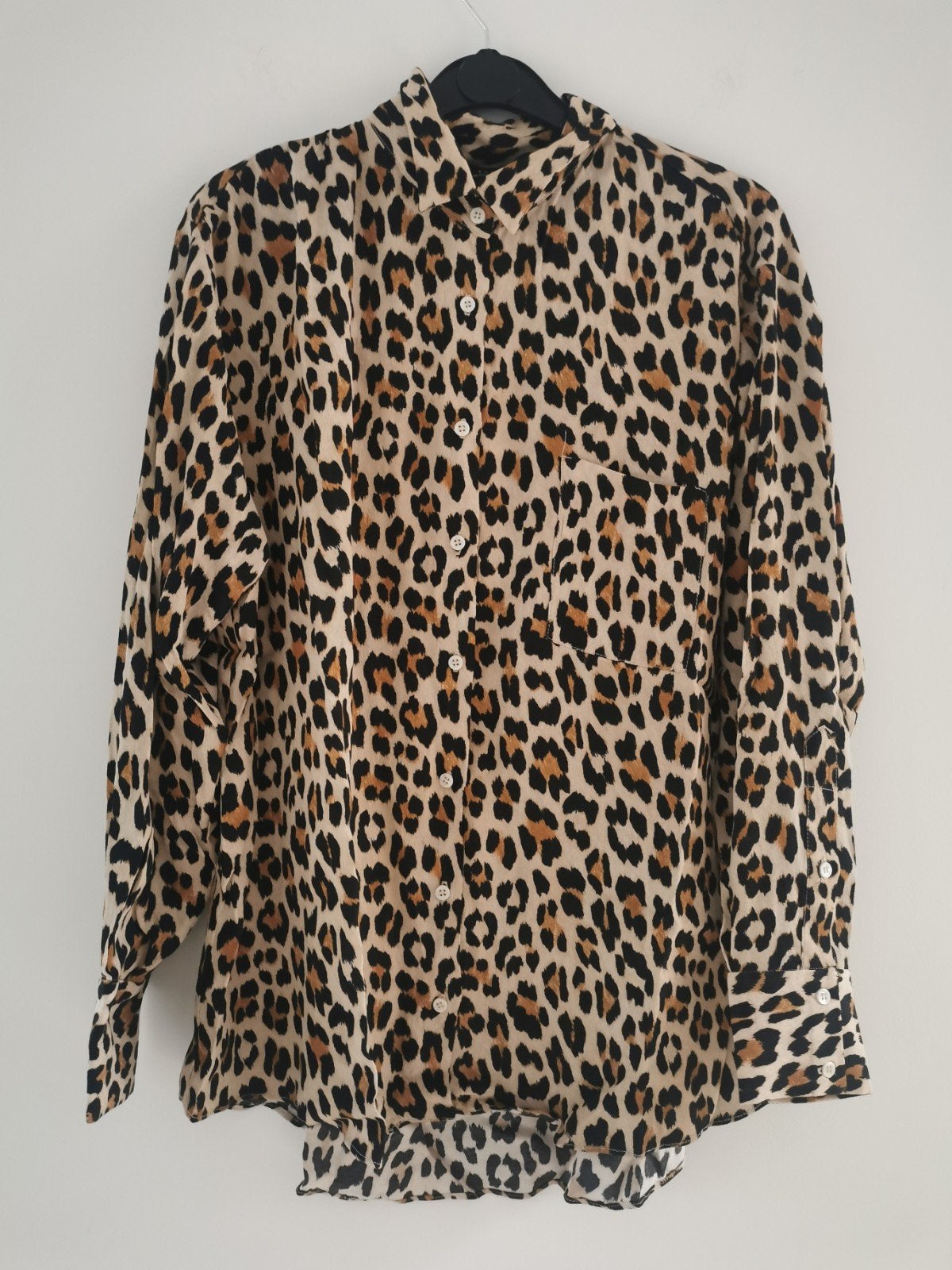 ZARA overhemd met dierenprint mt. M, Maat 38/40 (M), Zara, Nieuw, Meerkleurig