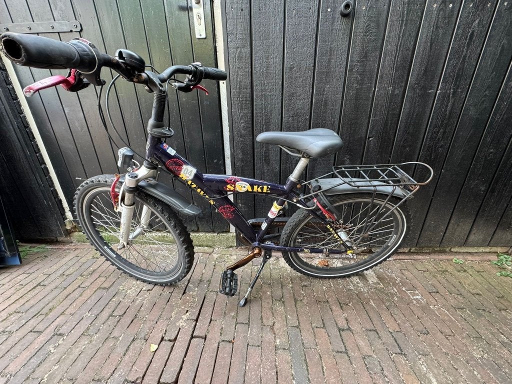 Kinderfiets, Fietsen en Brommers, Ophalen, Terugtraprem, 22 inch, Gebruikt